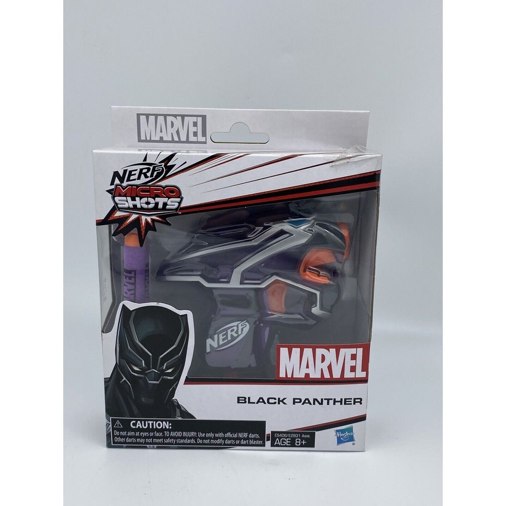 Nerf Gun Marvel Black Panther 06 Micro Shots Blaster Dart 2018